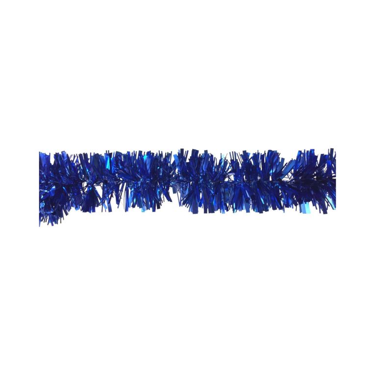 Decorazione da Natale Oberaar, Addobbo natalizio, Ornamento da natale, Decorazione festiva, Made in Italy, 1000x8 h8 cm, Blu