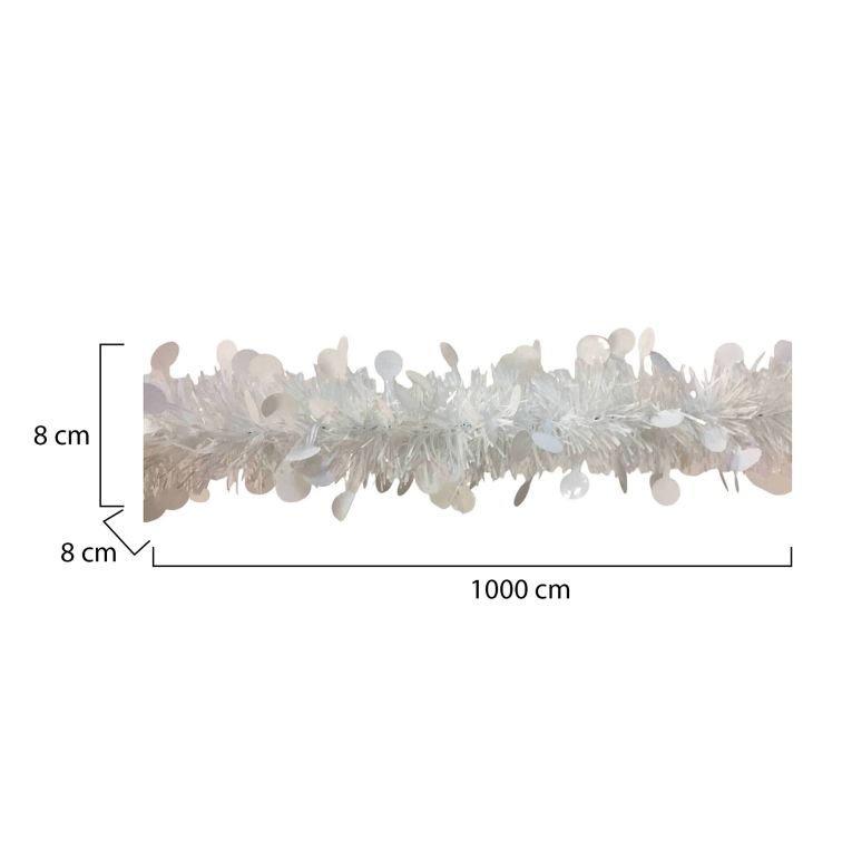 Decorazione da Natale Olaf, 1000x8 h8 cm, Bianco