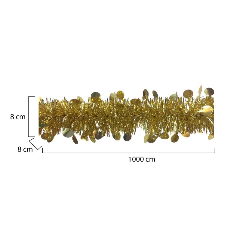 Decorazione da Natale Olaf, 1000x8 h8 cm, Oro