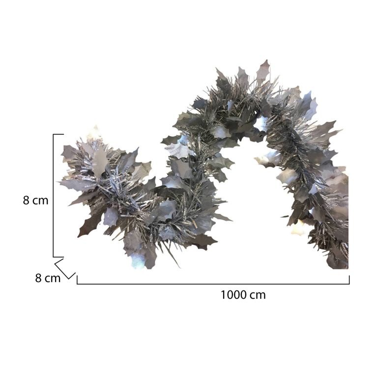 Decorazione da Natale Orlene, 1000x8 h8 cm, Argento