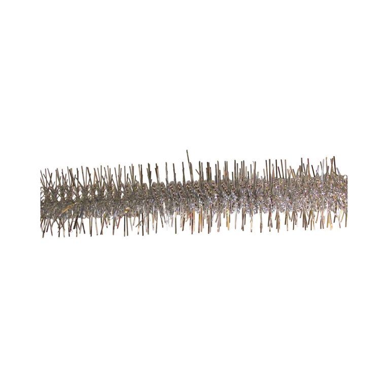 Decorazione da Natale Pasterze, Addobbo natalizio, Ornamento da natale, Decorazione festiva, Made in Italy, 2000x7 h7 cm, Argento