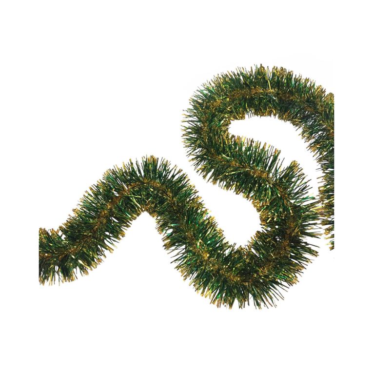 Decorazione da Natale Rolly, 1000x7 h7 cm, Verde e Oro