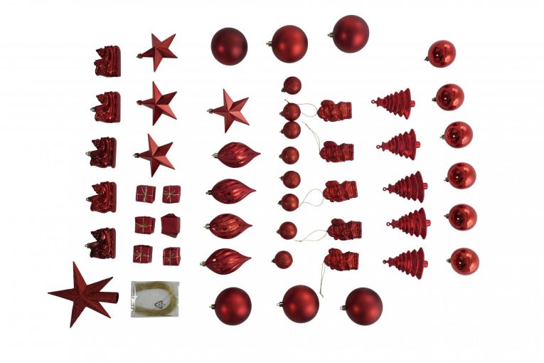 Decorazione da Natale Rosso, - Lupari