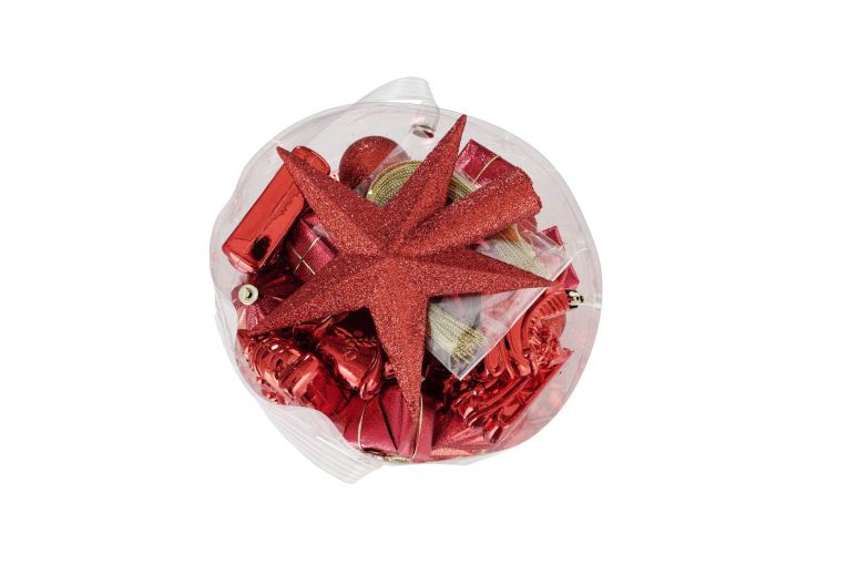 Decorazione da Natale Rosso, - Lupari