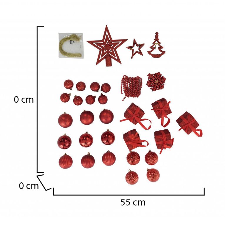 Decorazione da Natale Rosso, - Oleggio