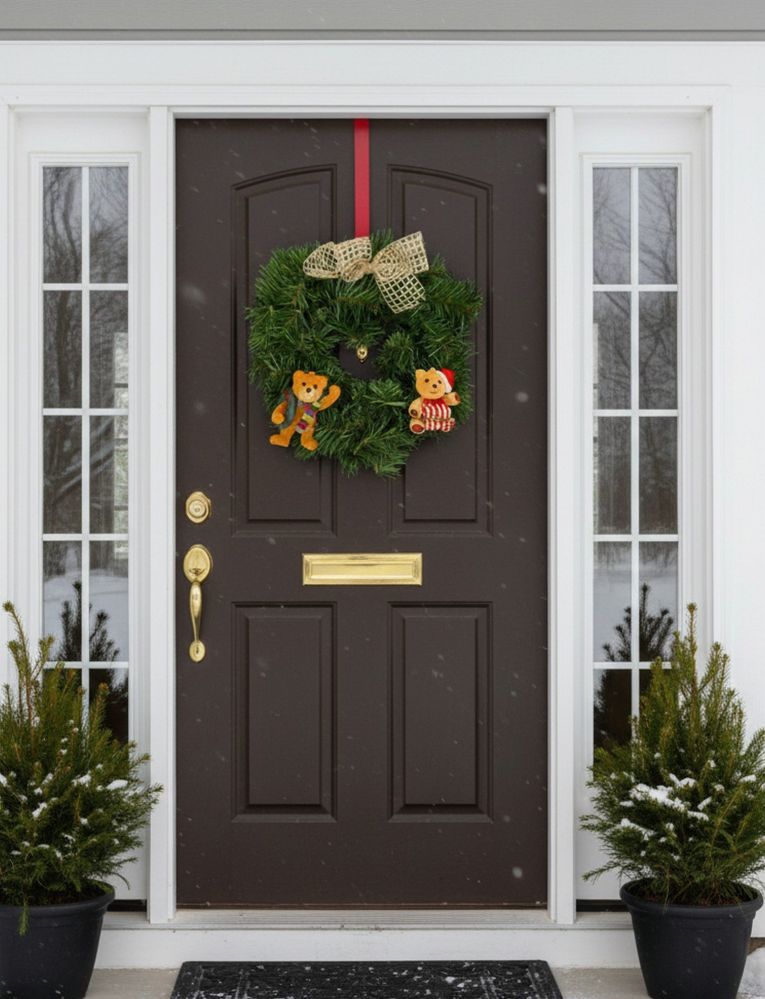 Decorazione da Natale Verde Beige Colore Struttura Beige, - Palasio