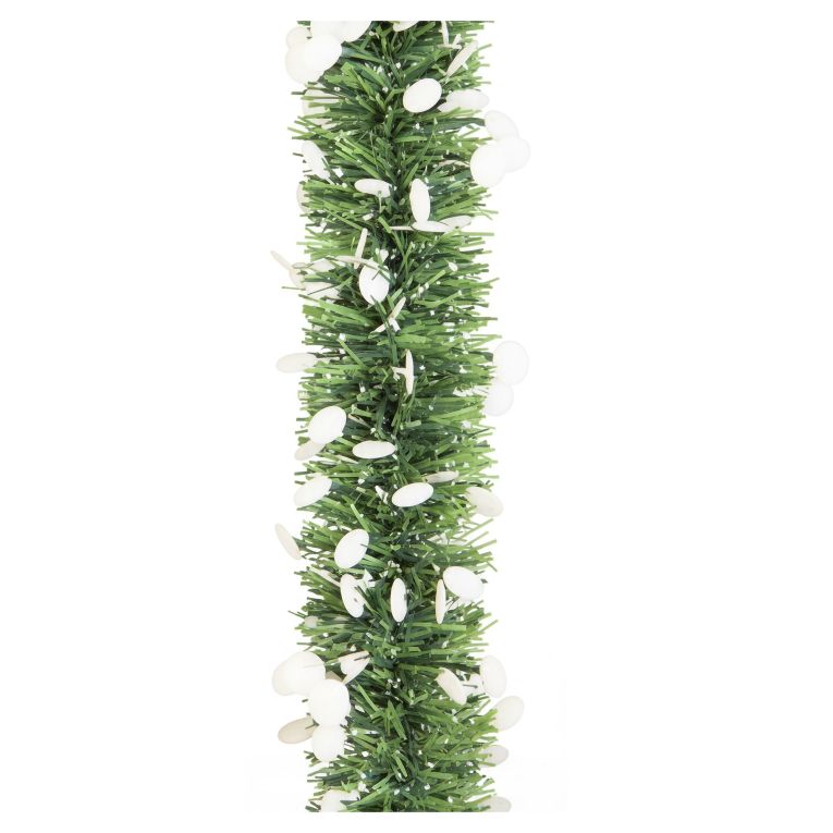 Decorazione da Natale Verde Bianco Colore Struttura Bianco, - Sotto