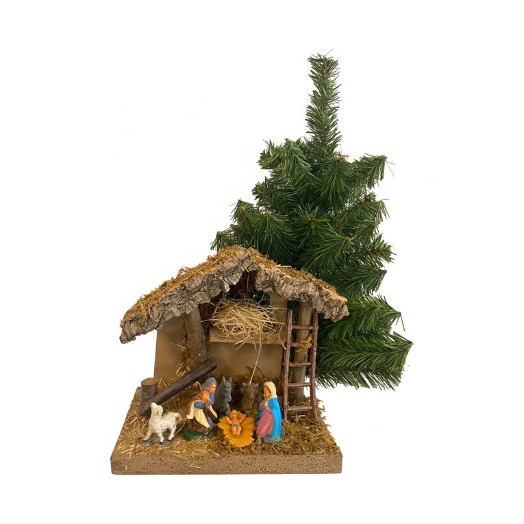 Decorazione da Natale Verde Marrone Colore Struttura Marrone, - Ciserano