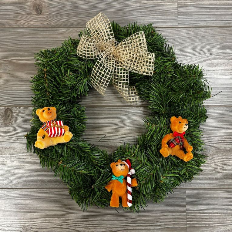 Decorazione da Natale Verde Marrone Colore Struttura Marrone, - Palasio