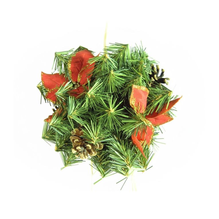 Decorazione da Natale Verde Rosso Colore Struttura Rosso, - Taino