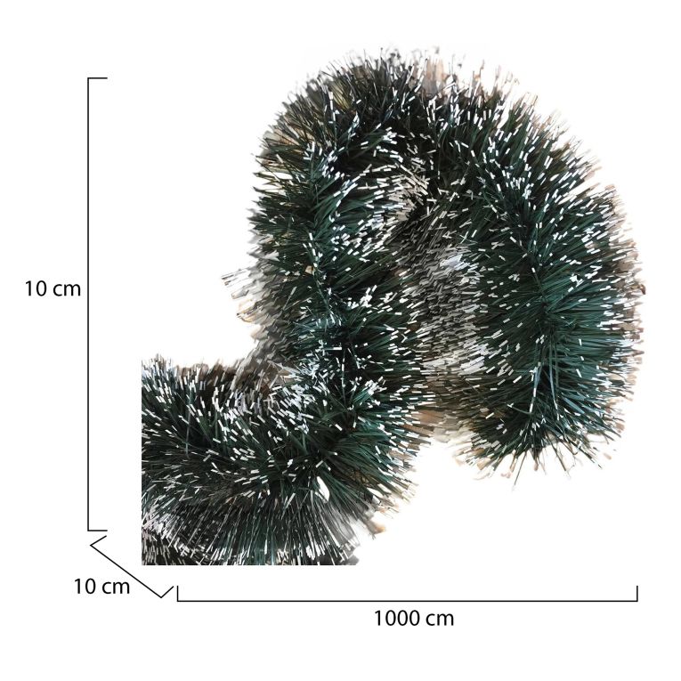 Decorazione da Natale Viu, 1000x10 h10 cm, e Bianco