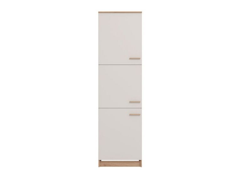 Dispensa da Cucina Beige Marrone Rovere Nodi 5 Ripiani 3 Ante 60x58.5x216h cm, 6 Vani - Saracena