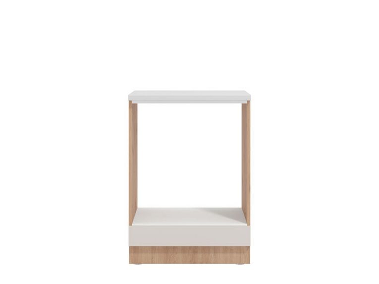 Dispensa da Cucina Beige Marrone Rovere Nodi un Cassetto 2 Ripiani 60x56.5x82h cm, un Vano - Saracena
