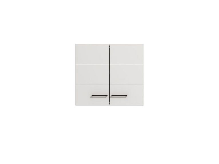 Dispensa da Cucina Bianco Nero un Ripiano 2 Ante 60x30x54h cm, Apertura Battente - Falmenta