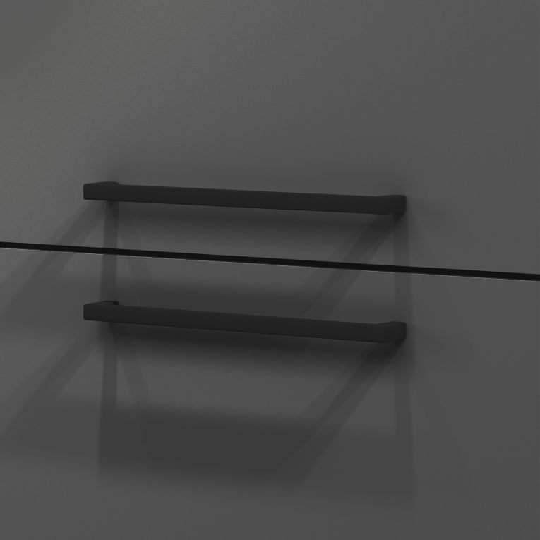 Dispensa multiuso 2 ante 30x165h cm antracite e ardesia - Atrax