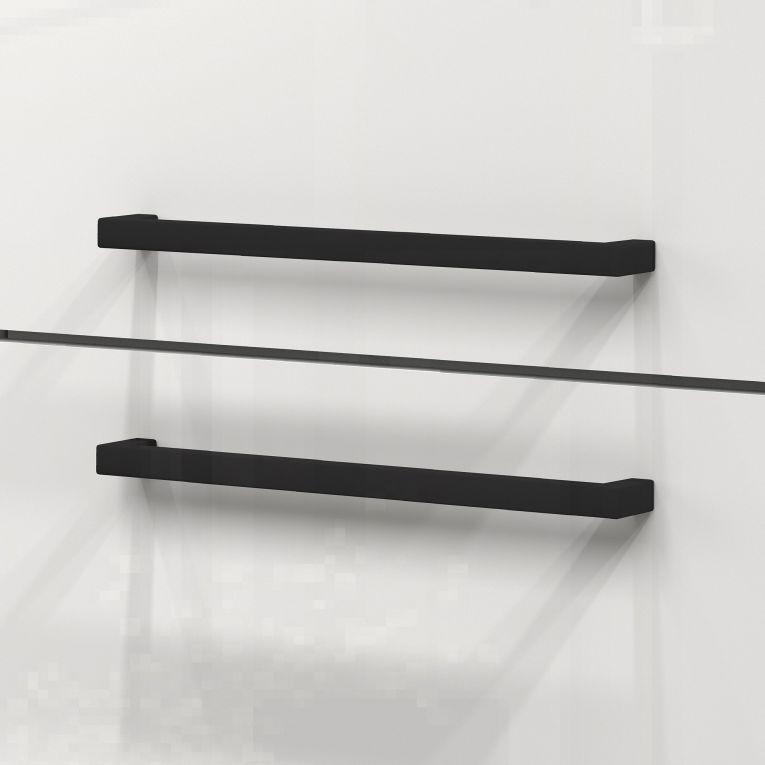 Dispensa multiuso 2 ante 30x165h cm bianco lucido e ardesia - Atrax