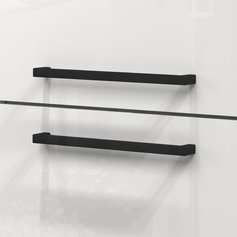 Dispensa multiuso 2 ante 30x165h cm bianco lucido e rovere - Atrax