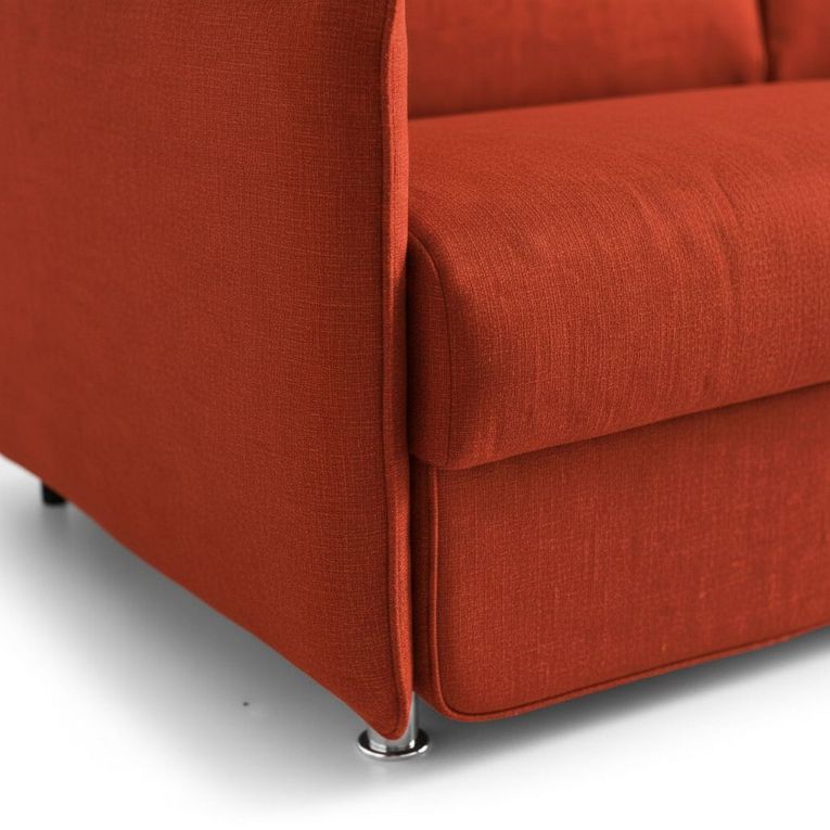 Divano 2 posti arancione 160x95x90h cm - Monleale