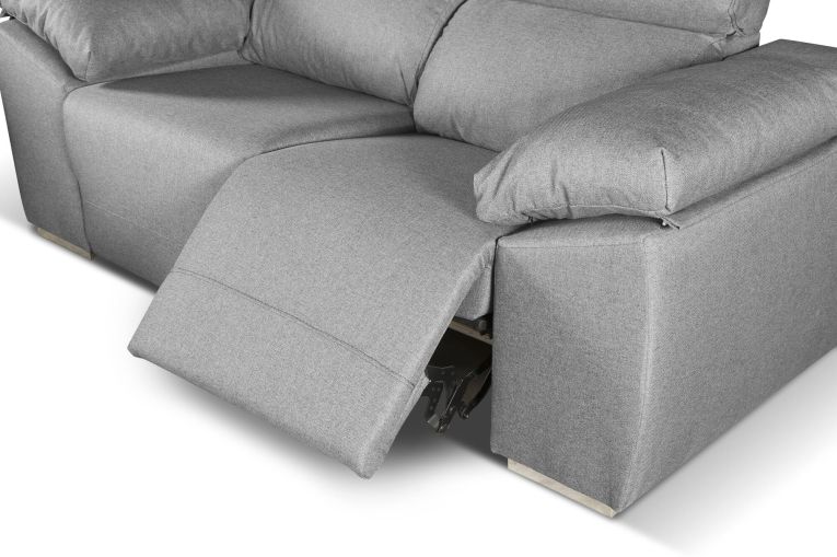 Divano 2 posti grigio 160x100x100h cm - Astrice