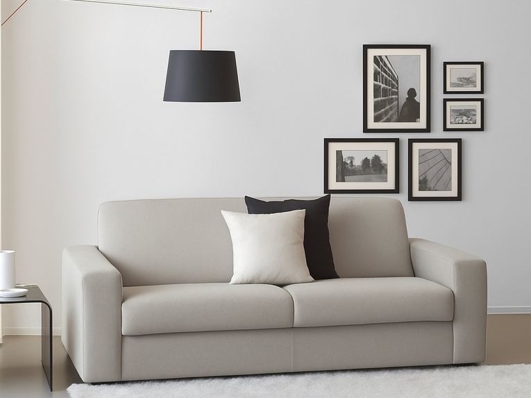 Divano 2 posti grigio 160x95x90h cm - Malachite