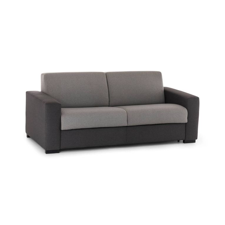 Divano 2 posti grigio e antracite 180x95x90h cm - Azzurrite