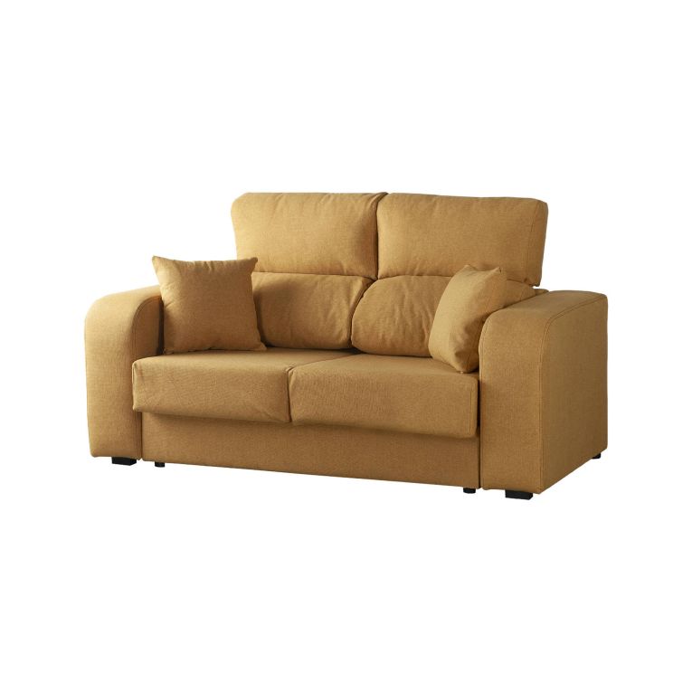 Divano 2 posti ocra 160x80x95h cm - Asazi