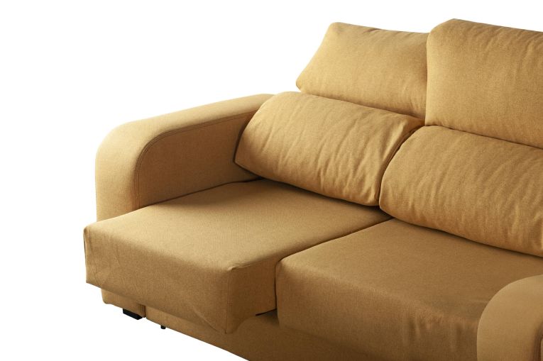 Divano 2 posti ocra 160x80x95h cm - Asazi