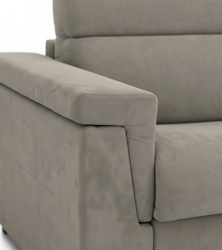 Divano 2 posti tortora 185x95x100h cm - Lapio
