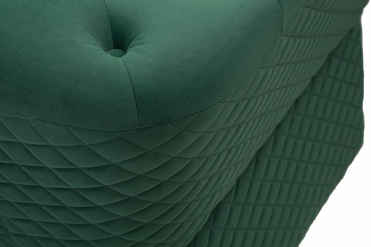 Divano 2 posti verde e oro 162x83x76h cm - Casio
