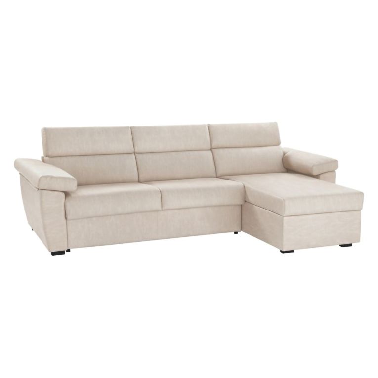 Divano 4 posti beige 285x160x100h cm - Ceto