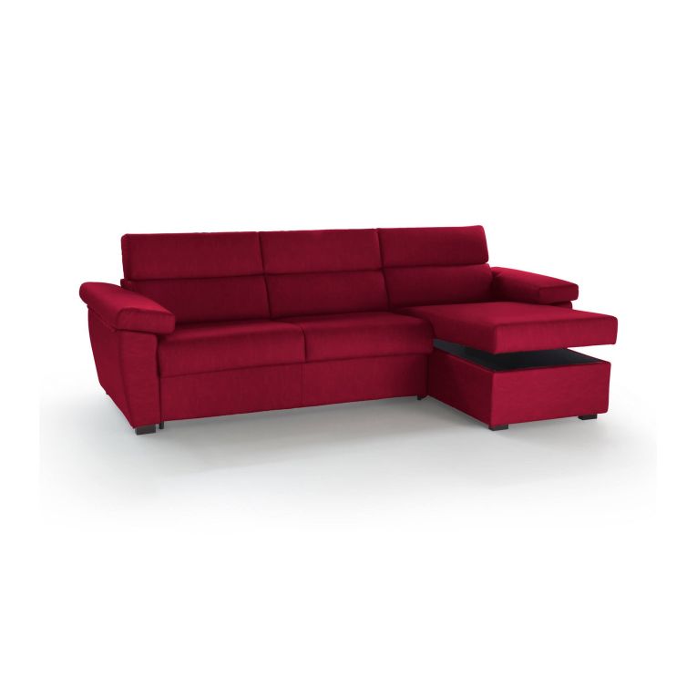 Divano 4 posti rosso 285x160x100h cm - Ceto