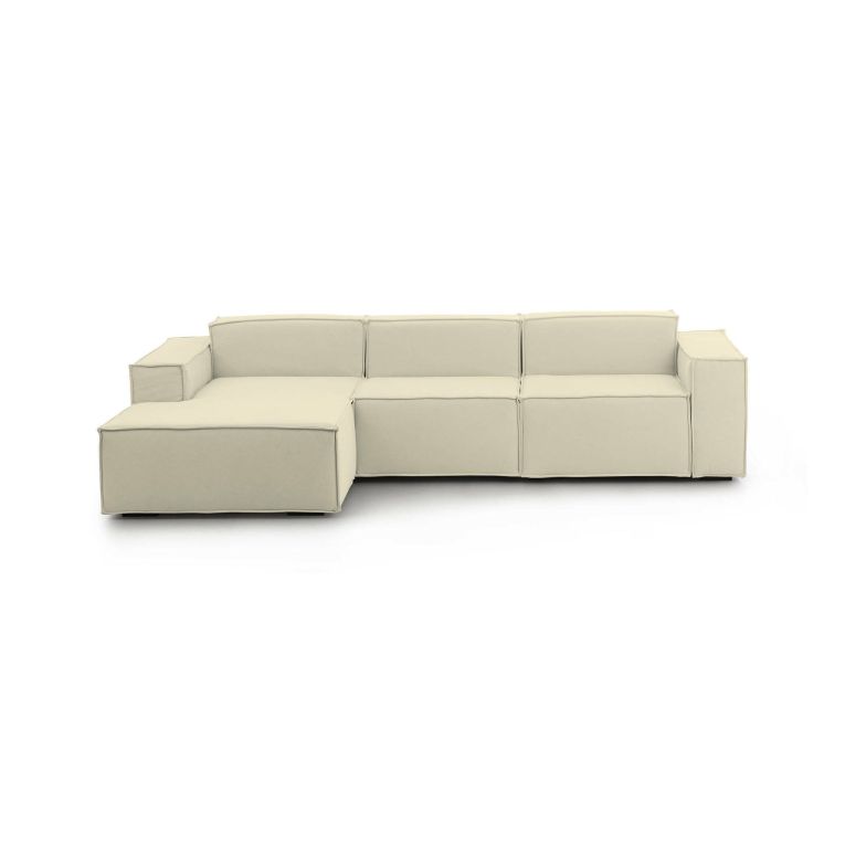 Divano 5 posti beige 300x170x70h cm - Alganibra