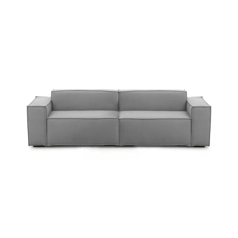 Divano ad angolo grigio 260x95x70h cm - Argo