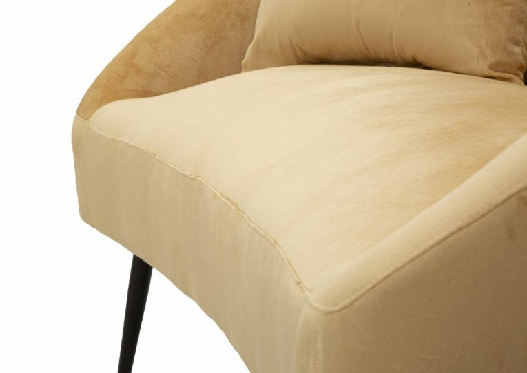 Divano classico marrone e nero 137x69x79h cm - Pittari