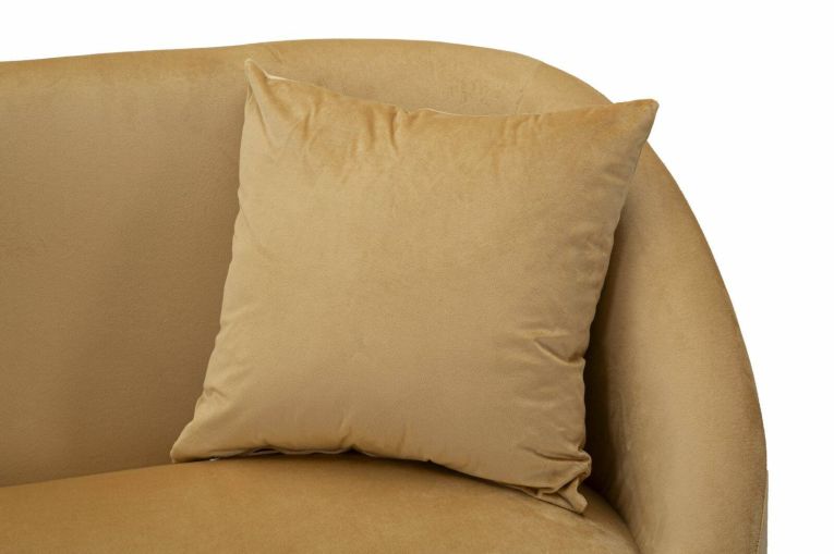 Divano classico marrone e nero 137x69x79h cm - Pittari