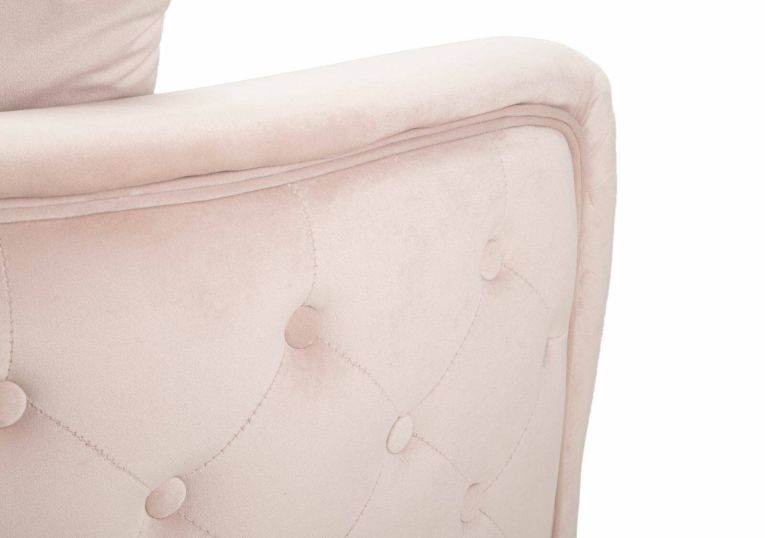 Divano classico rosa 127x74x71h cm - Cappa