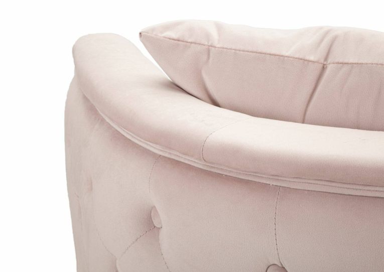 Divano classico rosa 127x74x71h cm - Cappa