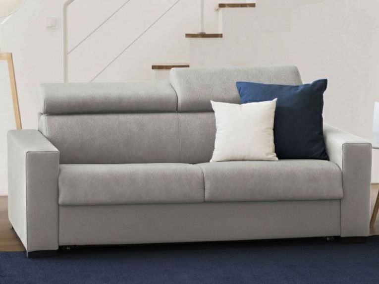 Divano con braccioli grigio 180x95x85h cm - Nukualofa