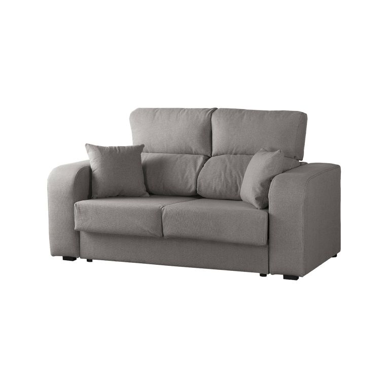 Divano con braccioli grigio 190x80x95h cm - Quarzo
