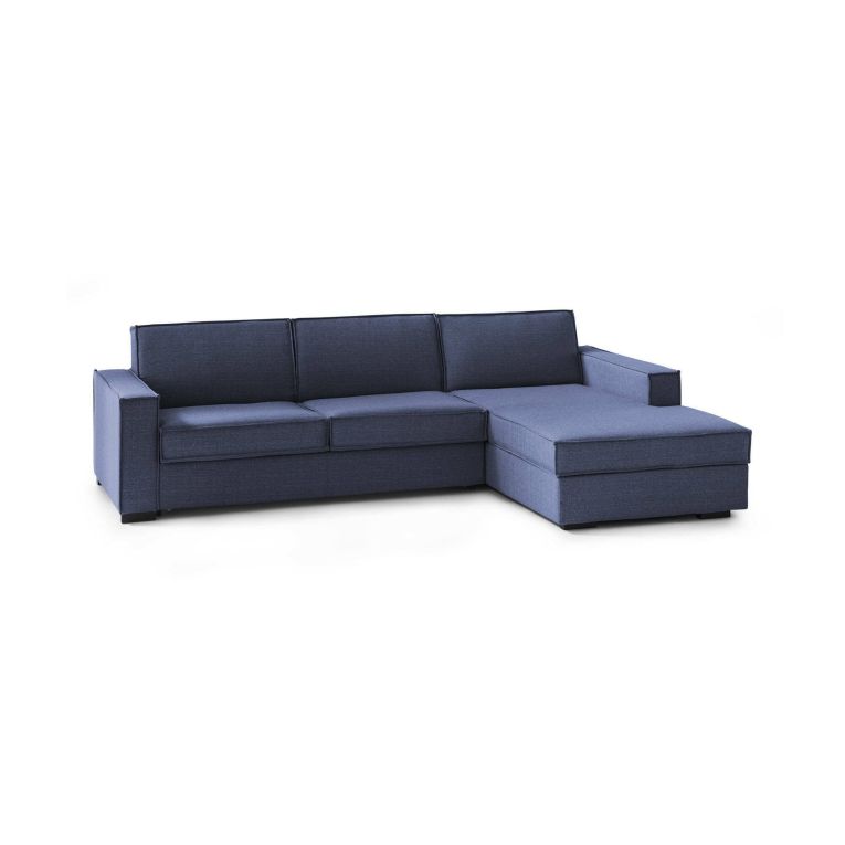 Divano contenitore blu 260x95x90h cm - Assobasso