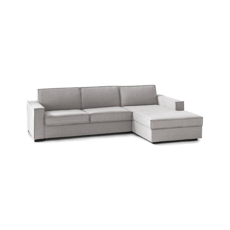 Divano contenitore grigio 280x95x90h cm - Ametrino