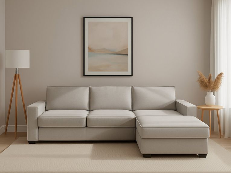 Divano contenitore grigio 280x95x90h cm - Ametrino