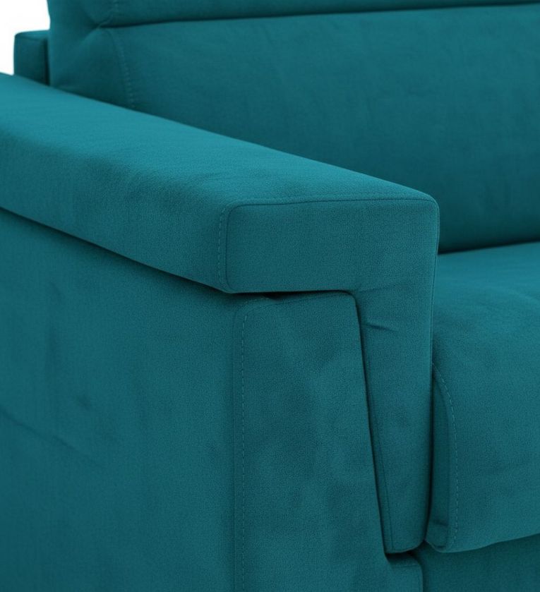 Divano design azzurro 205x95x100h cm - Flaibano