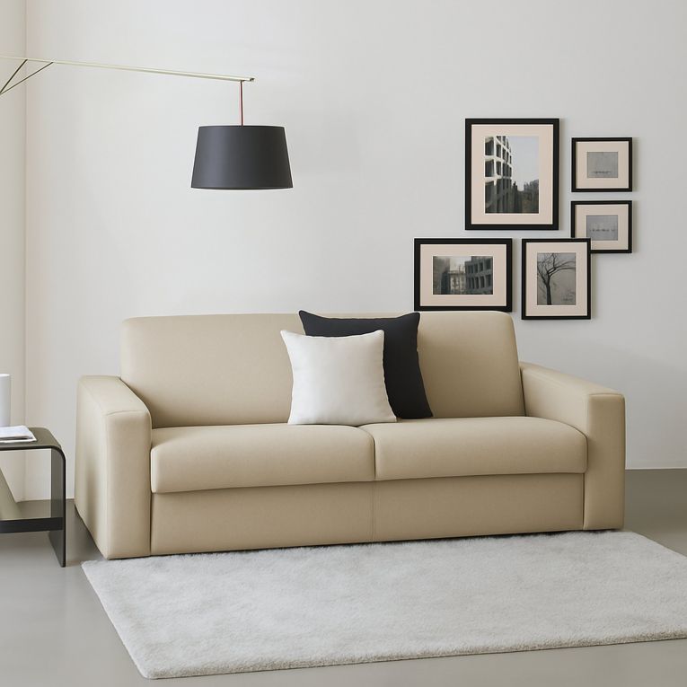 Divano design beige 160x95x90h cm - Malachite