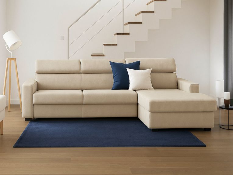 Divano design beige 280x95x85h cm - Ameno