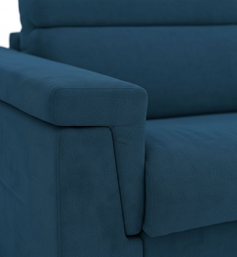 Divano design blu 205x95x100h cm - Flaibano