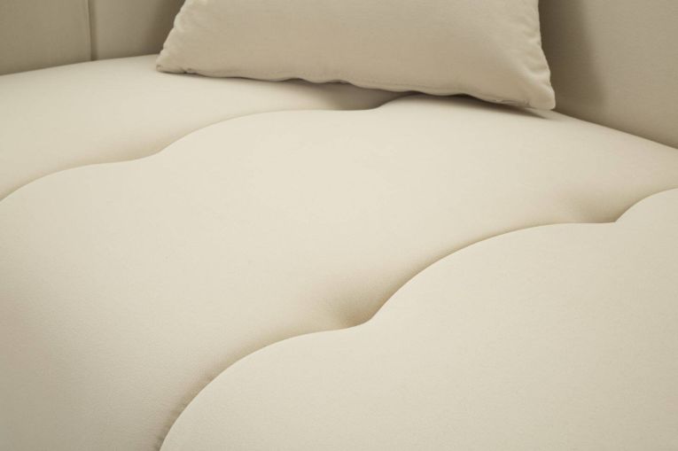 Divano design crema e oro 81x155x71h cm - Gandolfo