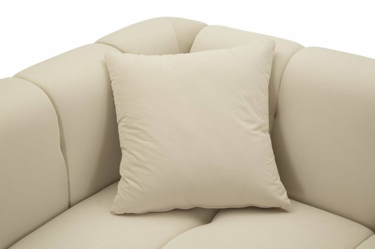 Divano design crema e oro 81x155x71h cm - Gandolfo