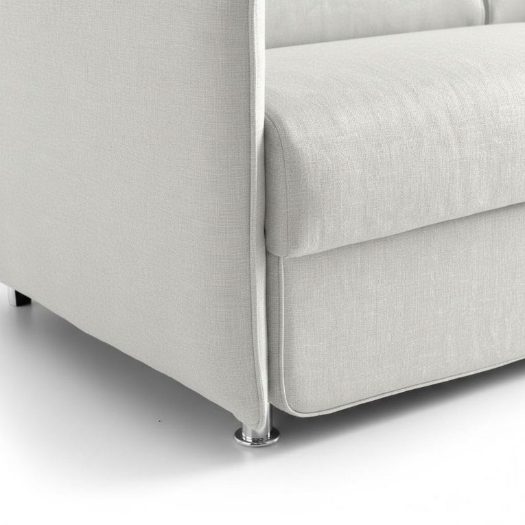 Divano design grigio chiaro 180x95x90h cm - Varedo
