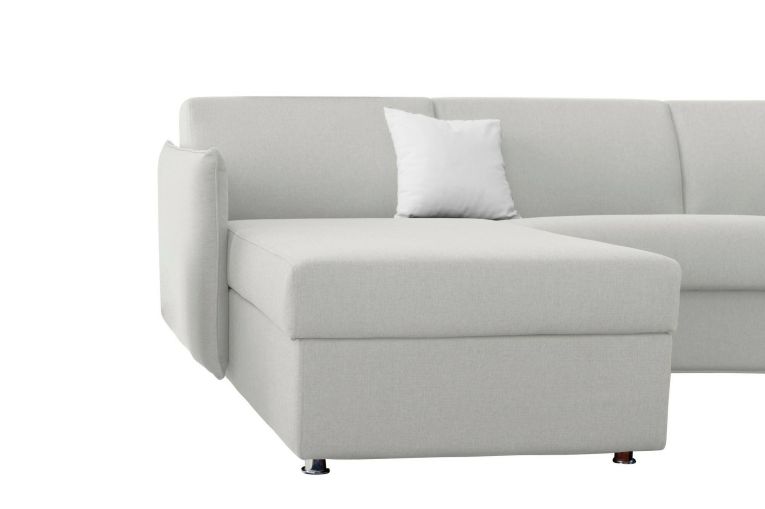 Divano design grigio chiaro 260x160x90h cm - Posina